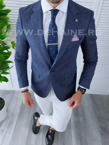 Sacou barbati slim fit B4262 D12-4